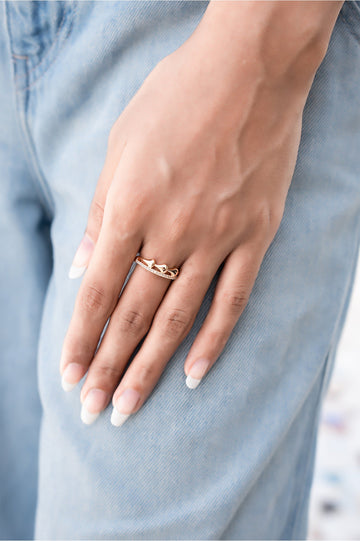 Golden Bow Ring
