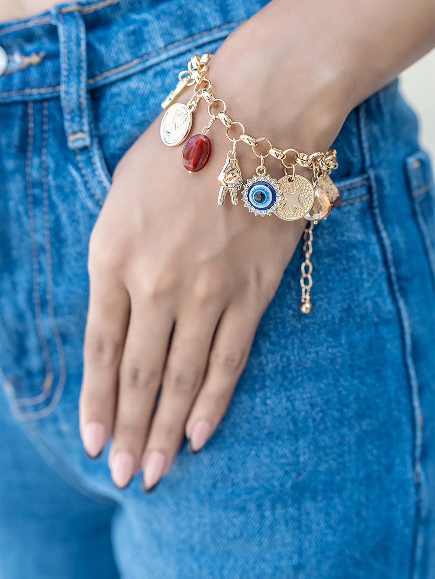 Evil Eye Charm Bracelet
