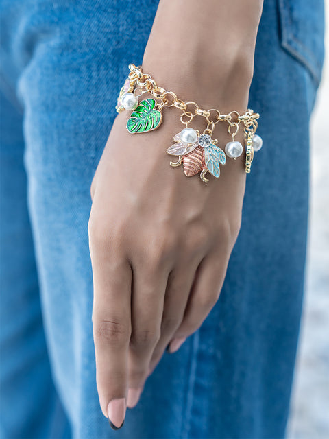 Garden Muse Charm Bracelet