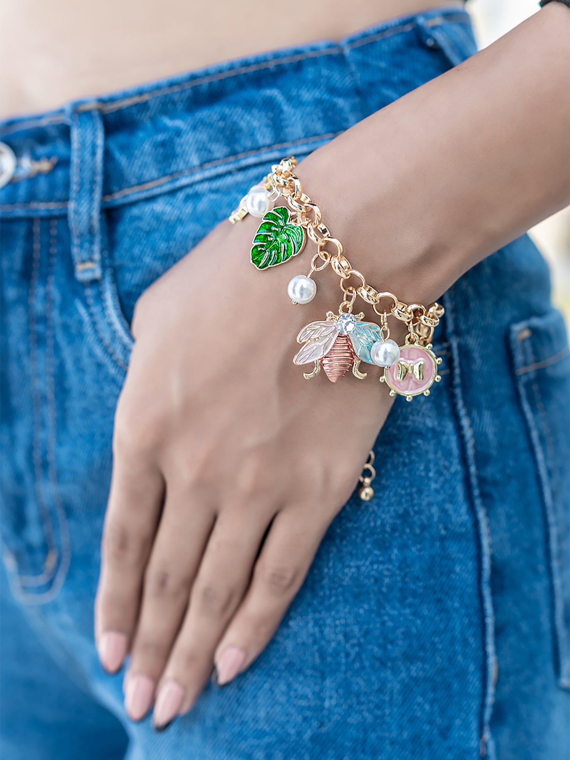 Garden Muse Charm Bracelet