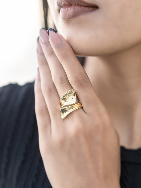 Golden Dune Ring
