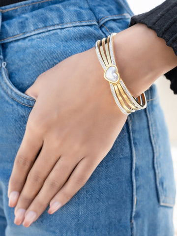 Heart Stack Bracelet