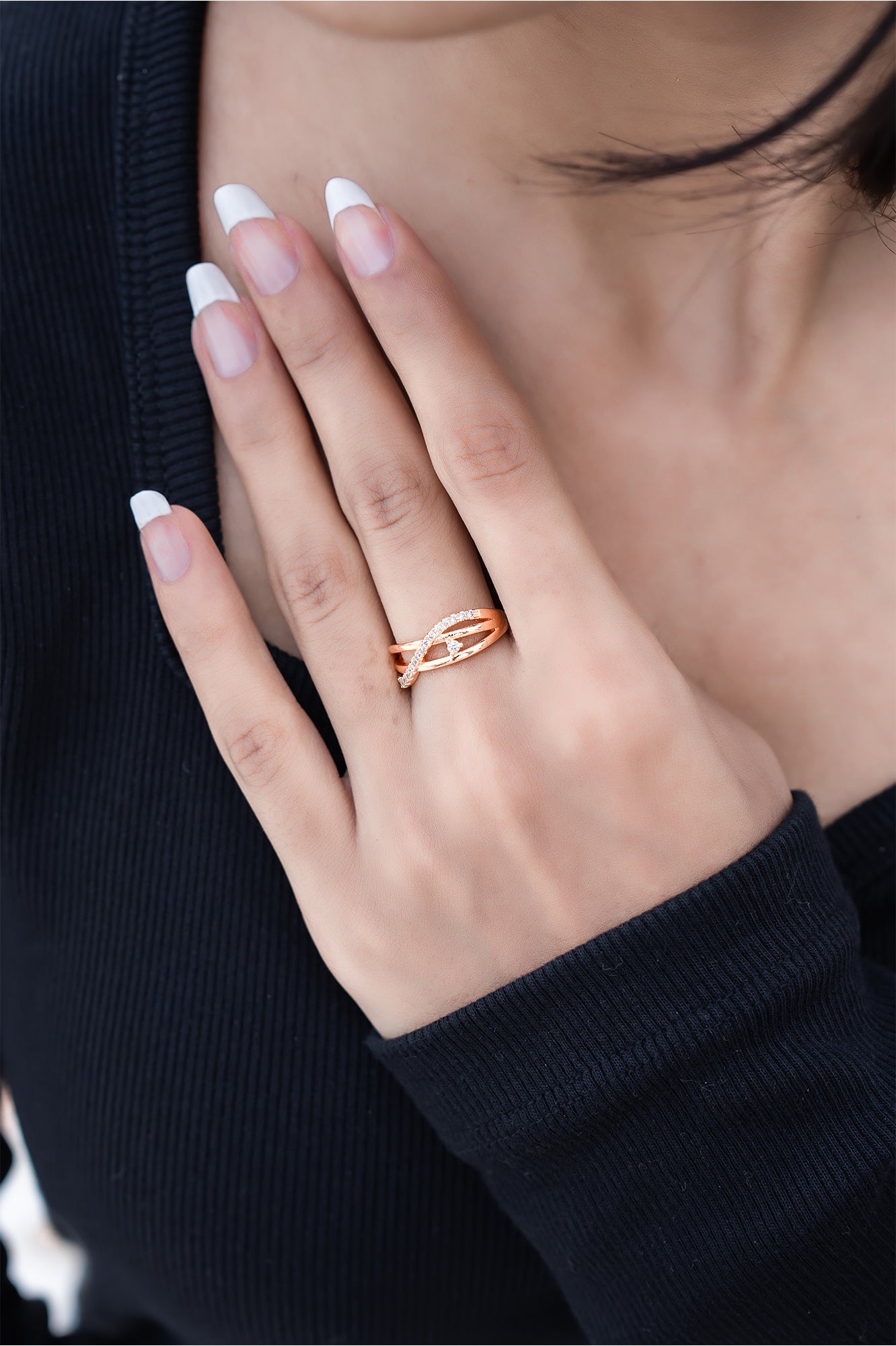 Sunlit Petal Ring