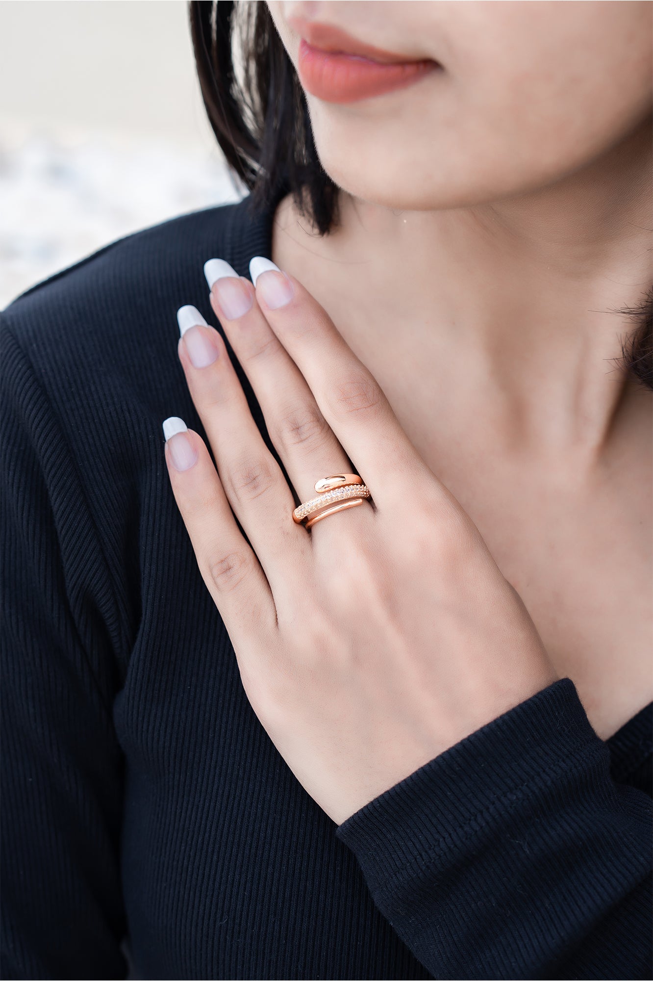 Velvet Swirl Ring