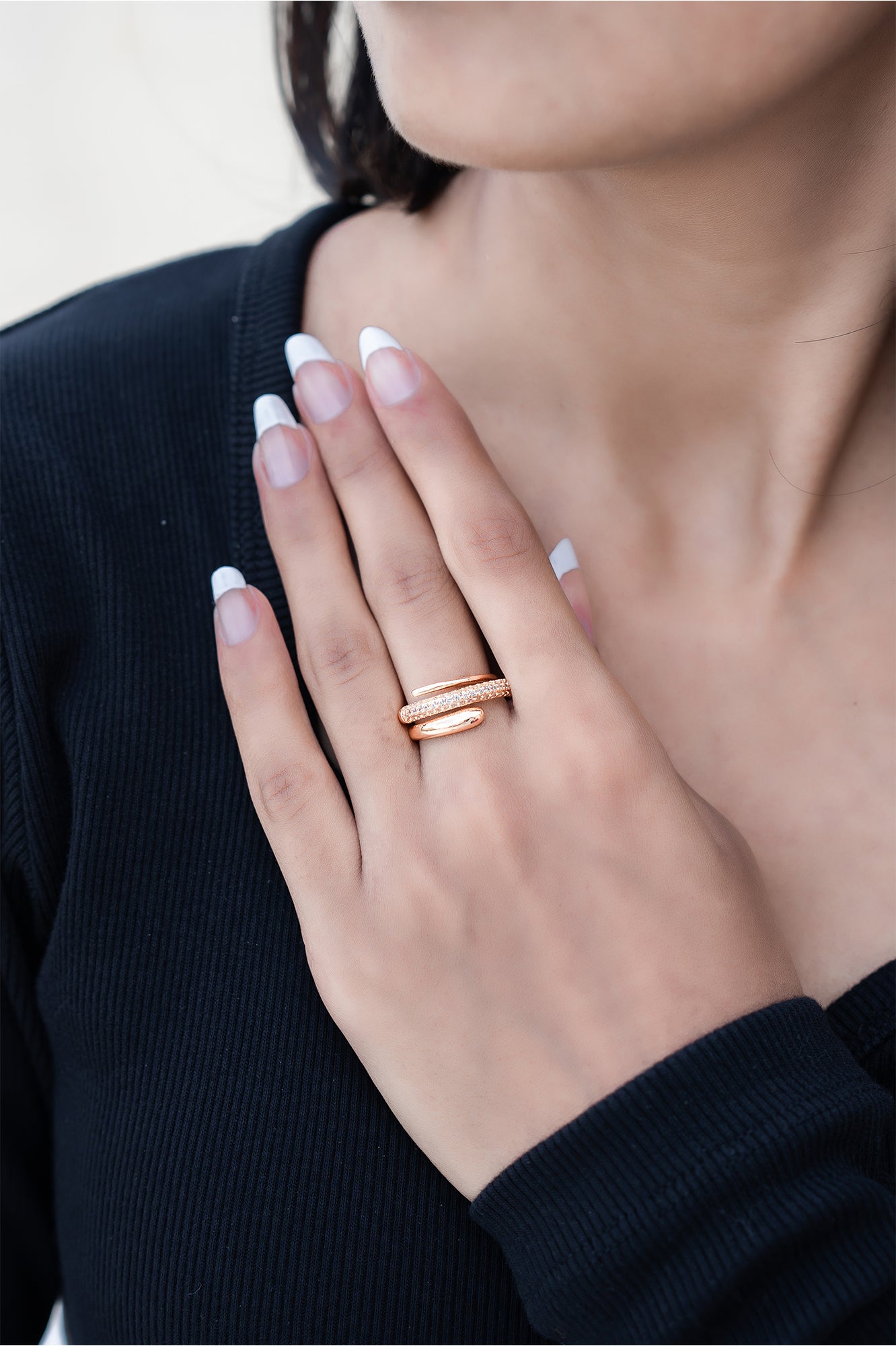 Velvet Swirl Ring