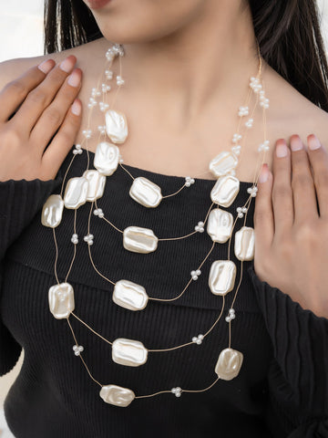 Cascade Pearl Necklace