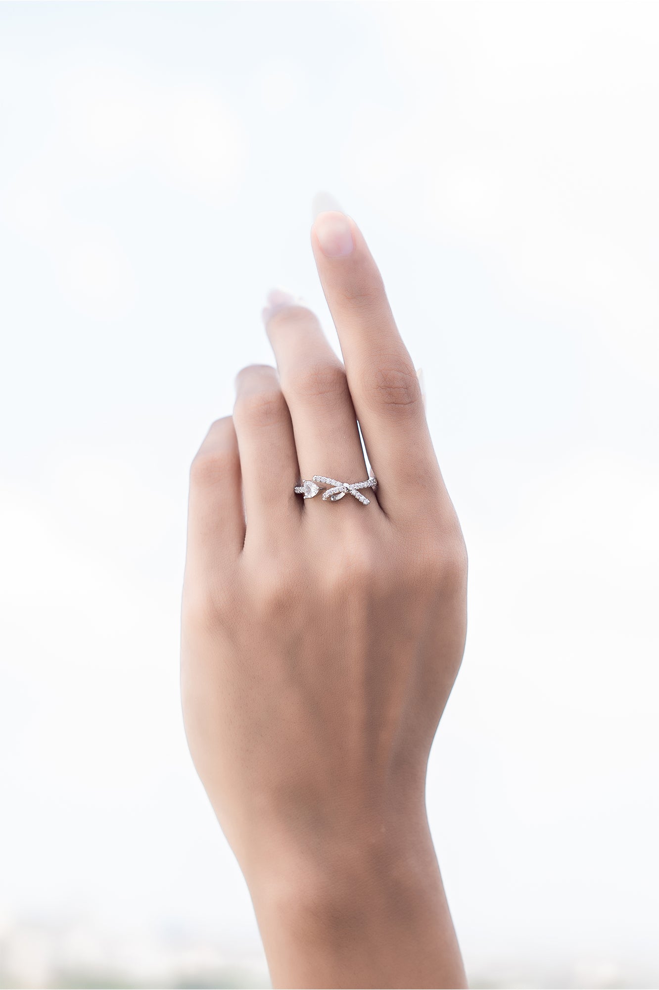 Cross Heart Ring