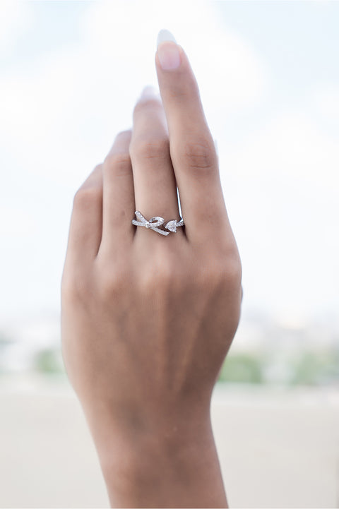 Cross Heart Ring