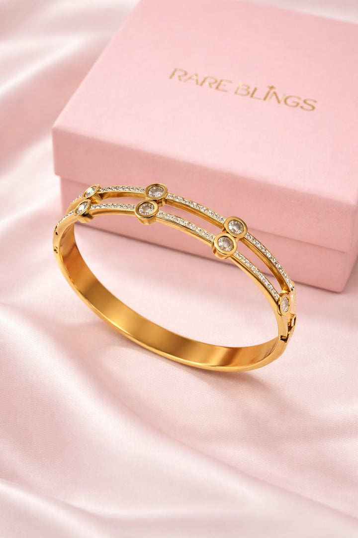 Celeste Crystal Bangle Bracelet