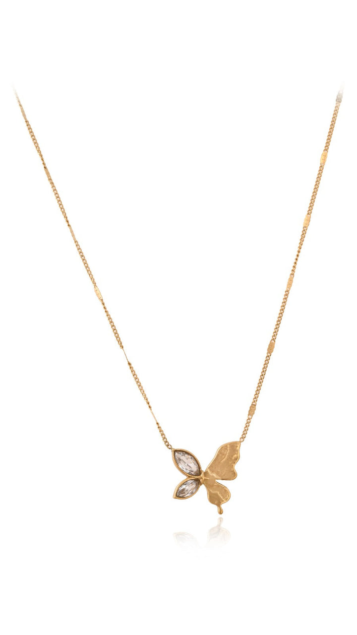 Lily Wings Pendants with Chain