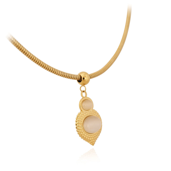 Aurora Crest Pendant With Chain