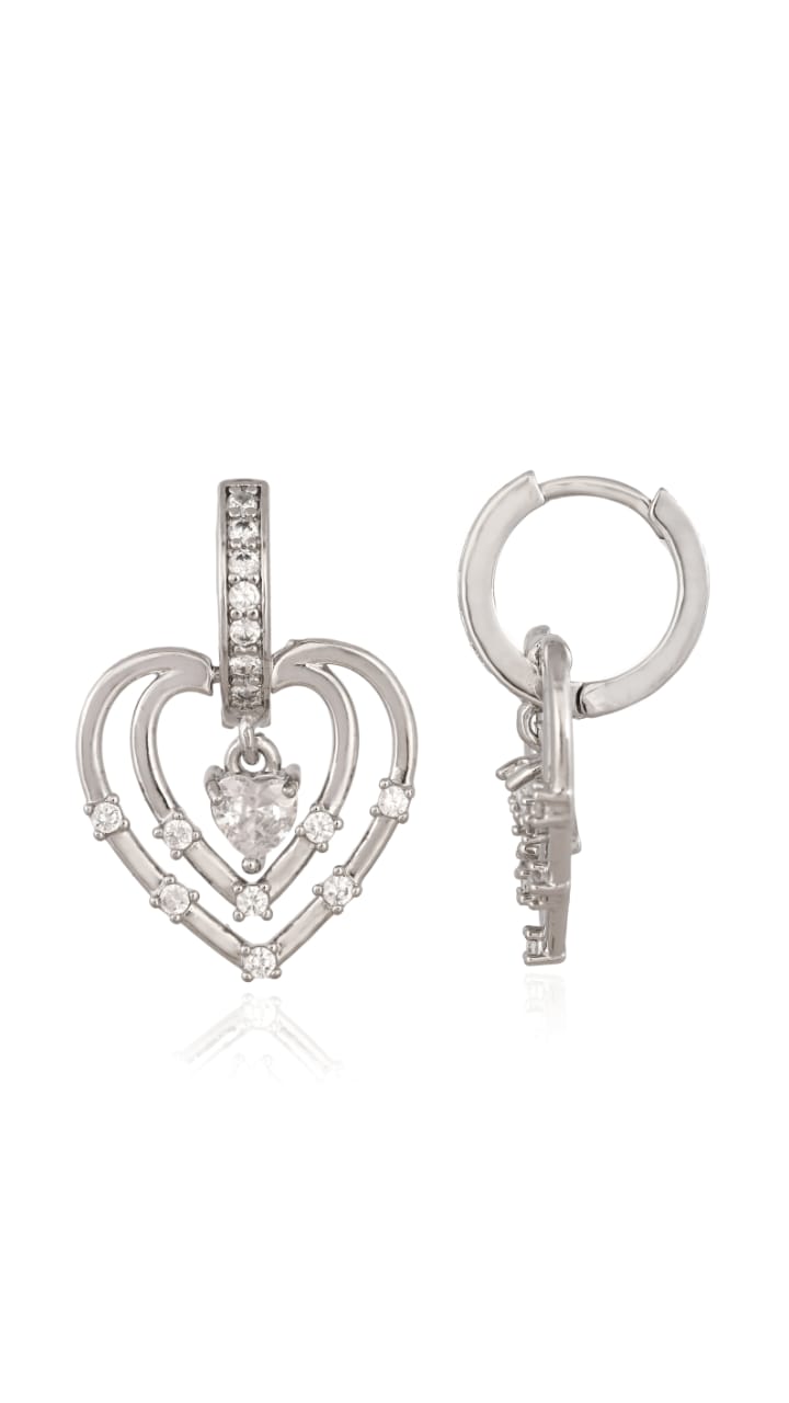 Heirloom Heart Studs