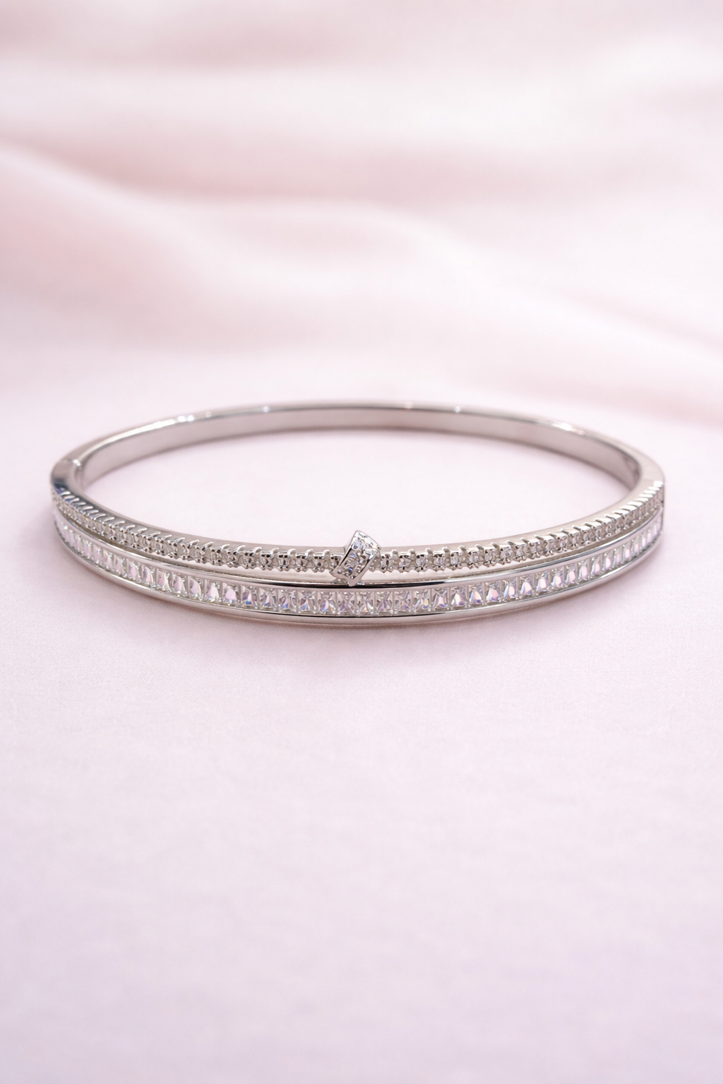 Starlit Crystal Bangle Bracelet