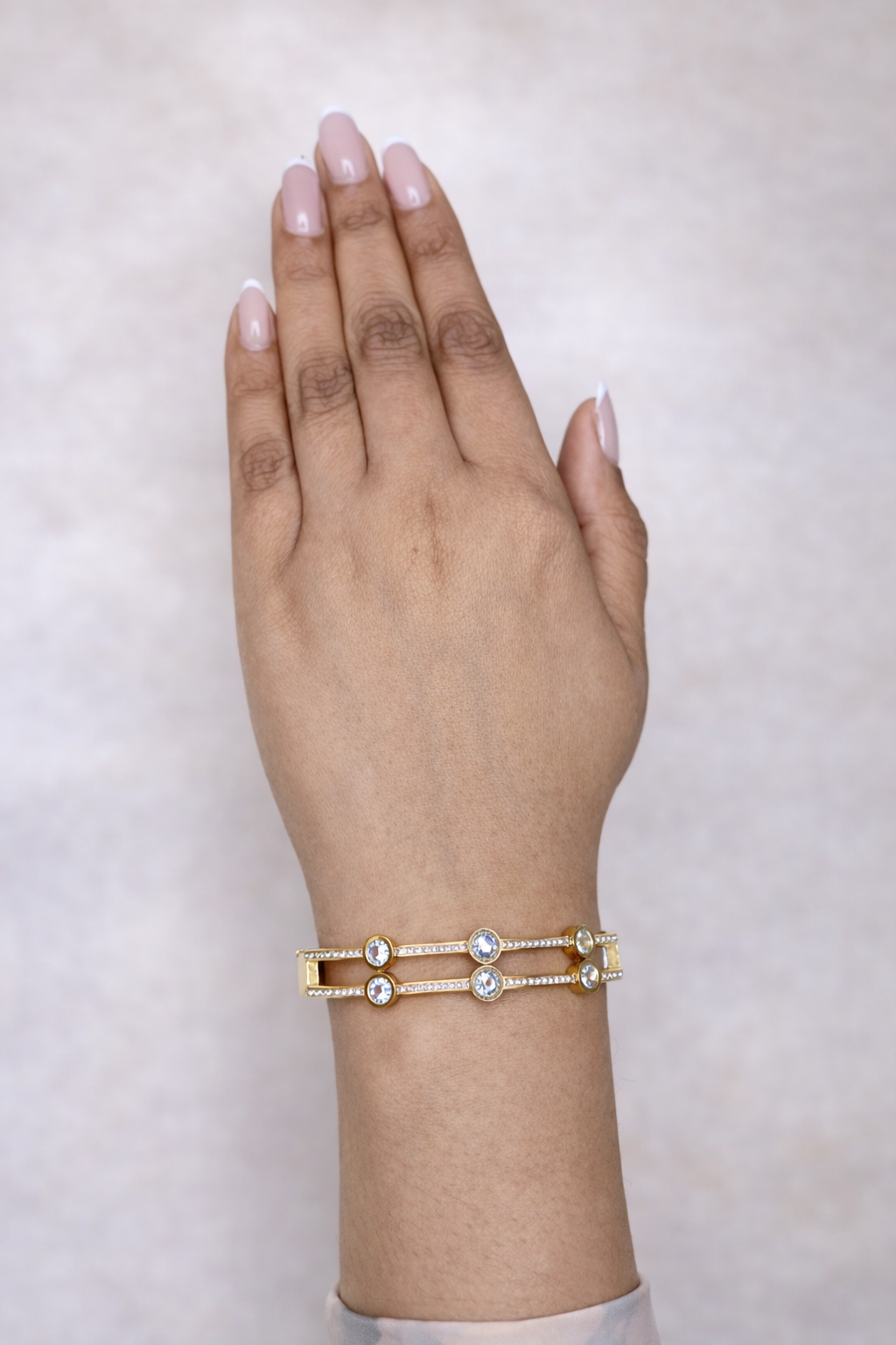 Celeste Crystal Bangle Bracelet